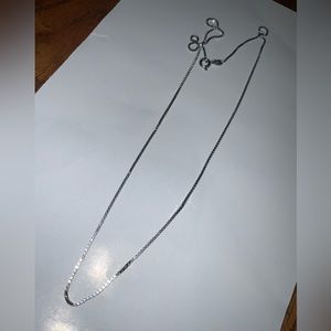 Vintage Sterling Silver 18 Inch Box Chain